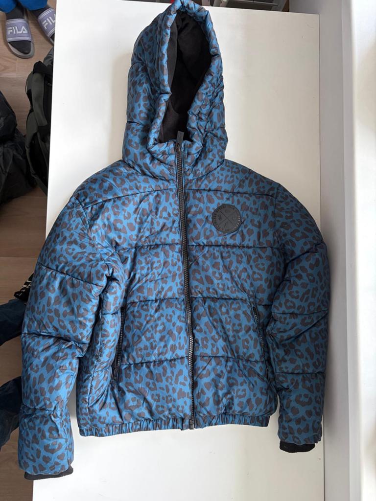 CoolCat winterjas met panterprint, maat 158/164, Ophalen of Verzenden, Zo goed als nieuw, Jongen of Meisje, Jas