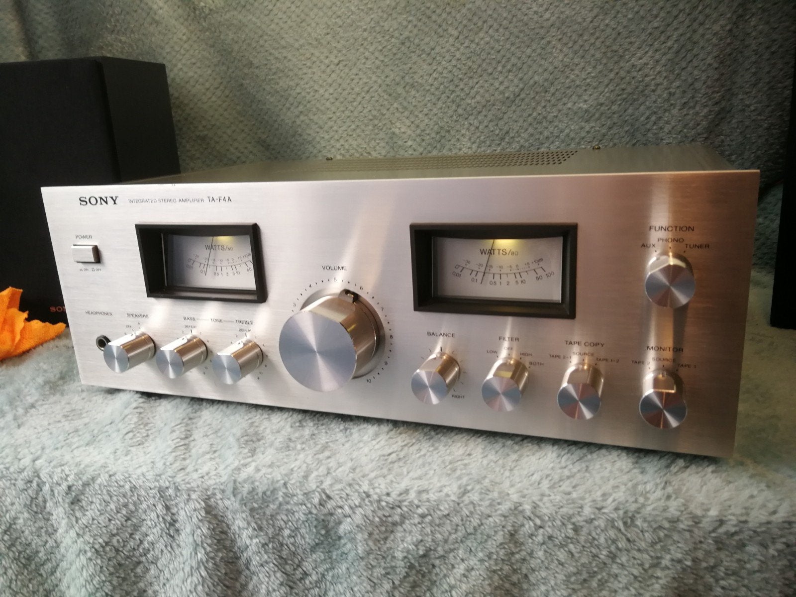 Vintage 70's Sony TA-F4A stereo versterker i.z.g.s, Ophalen, Gebruikt, Sony, Minder dan 60 watt
