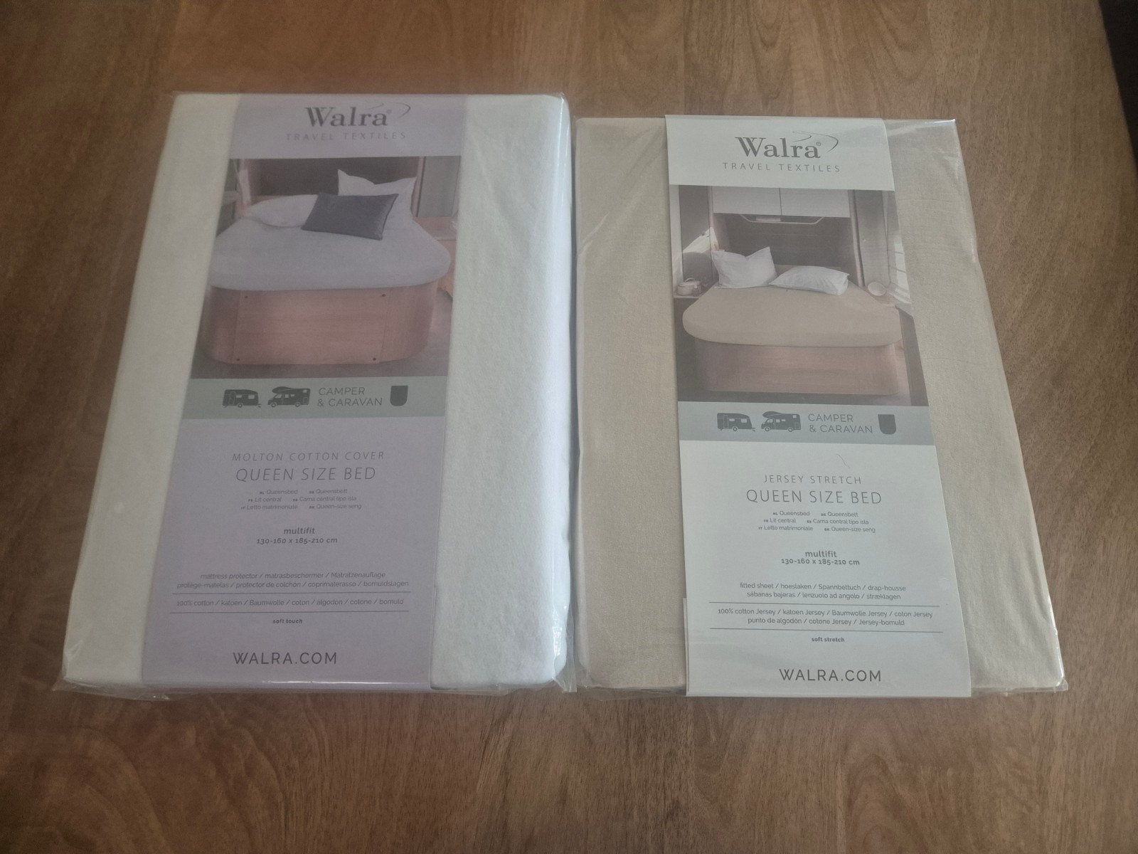 Queensbed molton en hoeslaken, Caravans en Kamperen, Ophalen of Verzenden, Nieuw