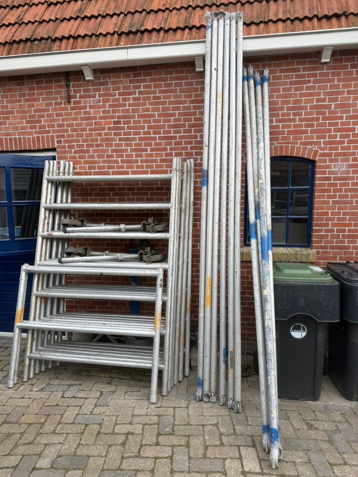 ALTREX ALUMINIUM ROLSTEIGER, Doe-het-zelf en Verbouw, Steigers, Gebruikt, Rolsteiger of Kamersteiger, 5 meter of hoger, Ophalen