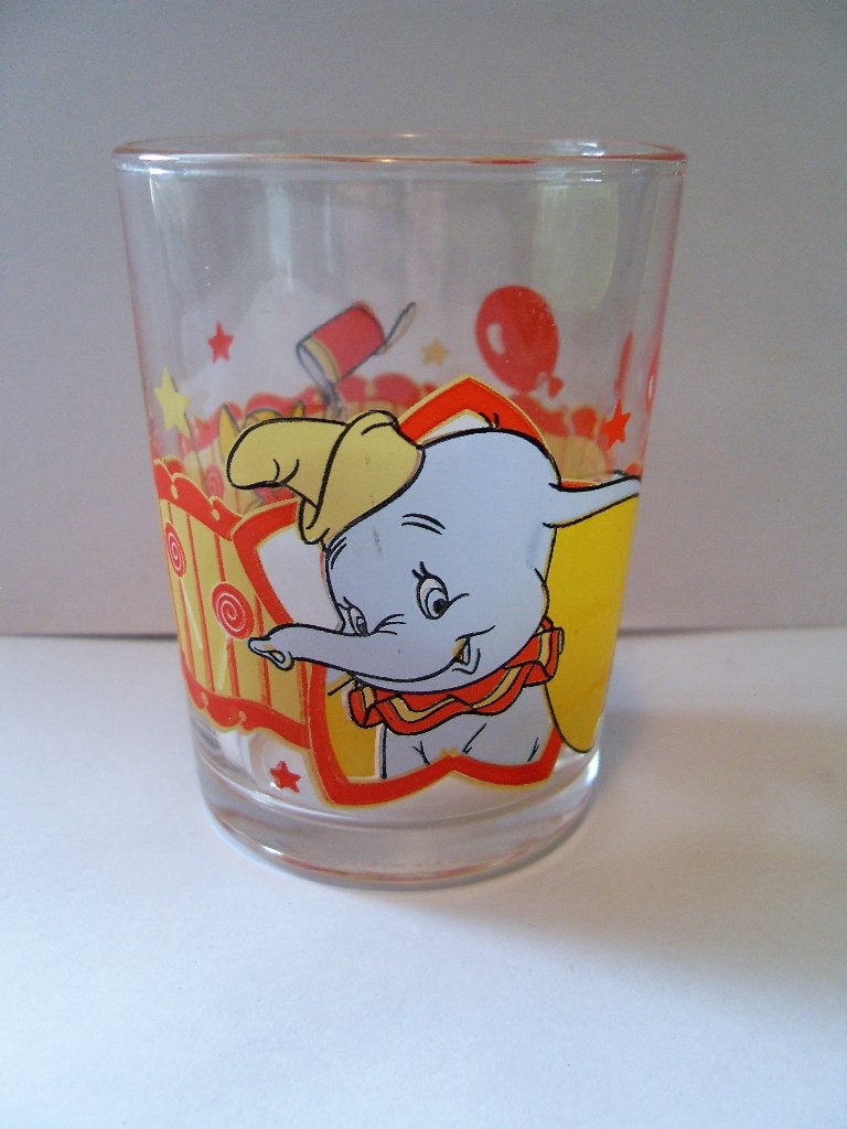 Dumbo Glas Walt Disney, Ophalen of Verzenden, Bambi of Dumbo, Zo goed als nieuw, Servies