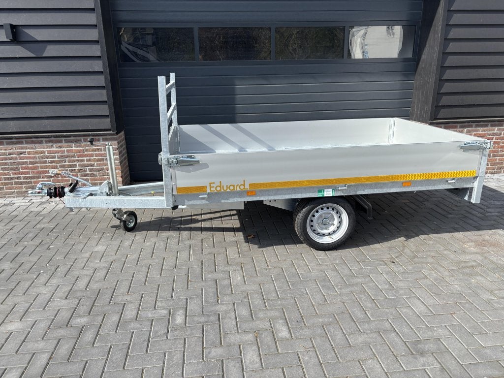 NIEUWE Eduard Plateauwagen aanhanger enkelasser 1350 kg, Nieuw