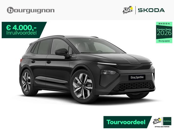 Skoda Elroq Sportline 85 | 286 PK | Trekhaak | Stoelverwarmi, Auto's, Skoda, Bedrijf, Te koop, Elroq, ABS, Achteruitrijcamera