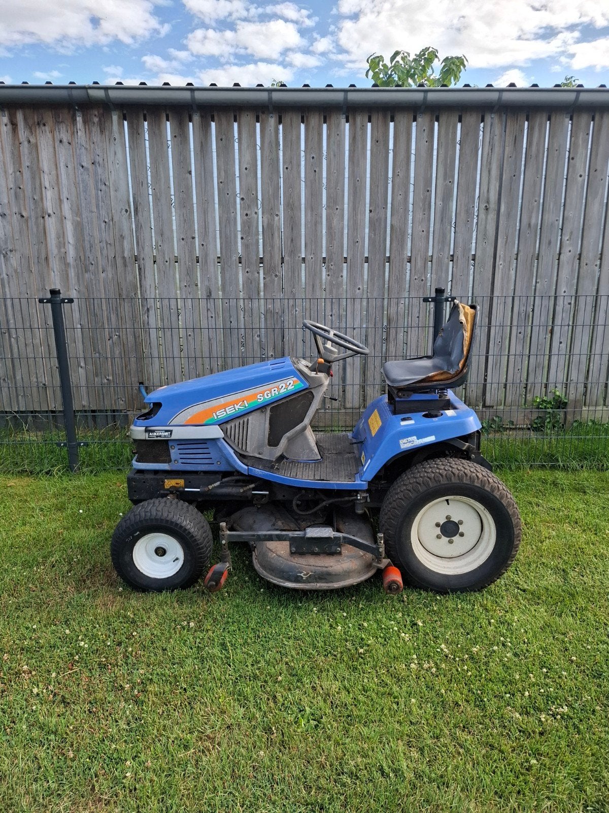 iseki sgr22 diesel zitmaaier, Tuin en Terras, Ophalen, Gebruikt, 120 cm of meer