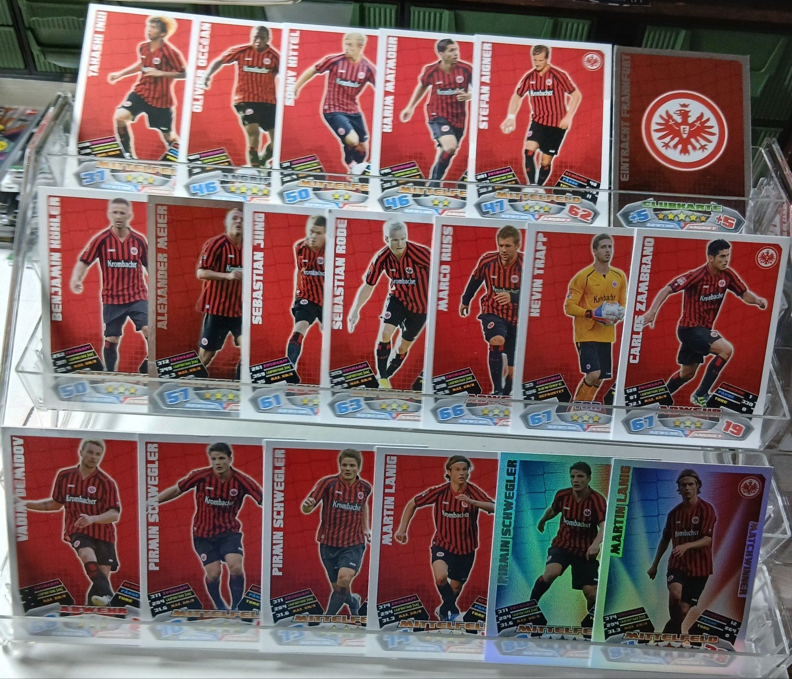 Eintracht Frankfurt Voetbal Spelerskaarten Collectie, Verzamelen, Ophalen of Verzenden