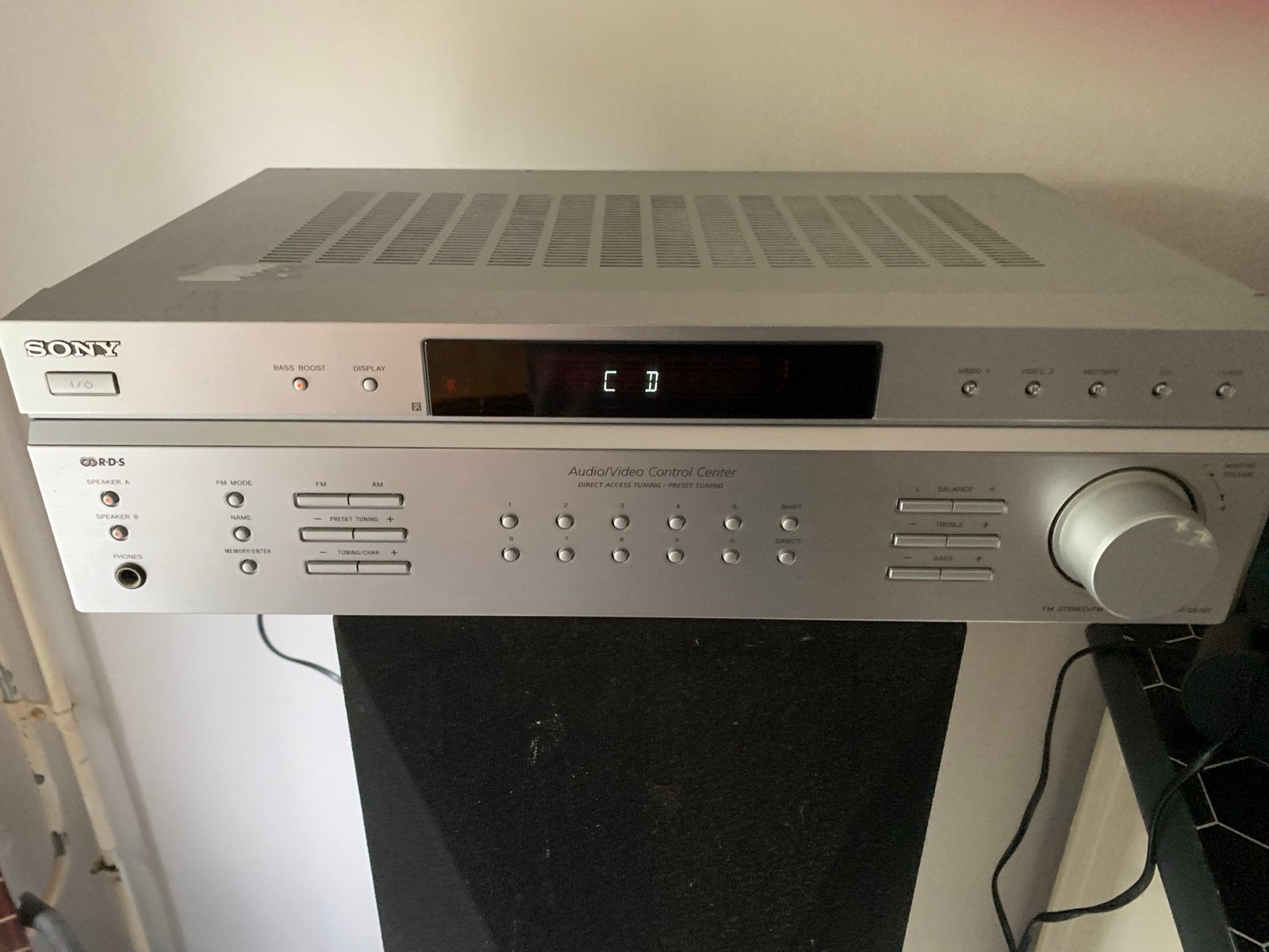 Sony STR-DE197 FM Stereo/FM-AM Receiver, Gebruikt, Ophalen of Verzenden, Sony, 120 watt of meer
