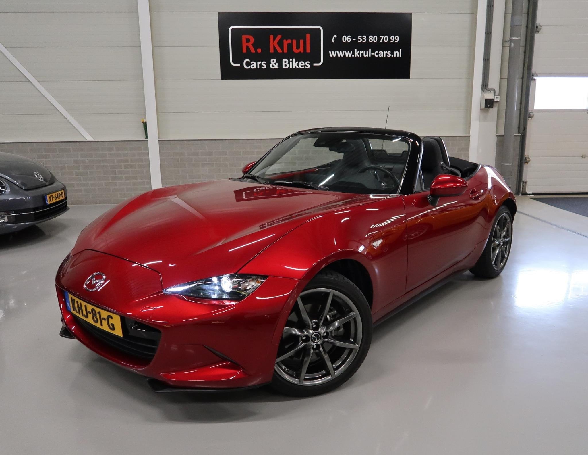 Mazda MX-5 2.0 SkyActiv-G 184 GT-M 184pk Rood metallic Bose, 1998 cc, Achterwielaandrijving, Gebruikt, 4 cilinders
