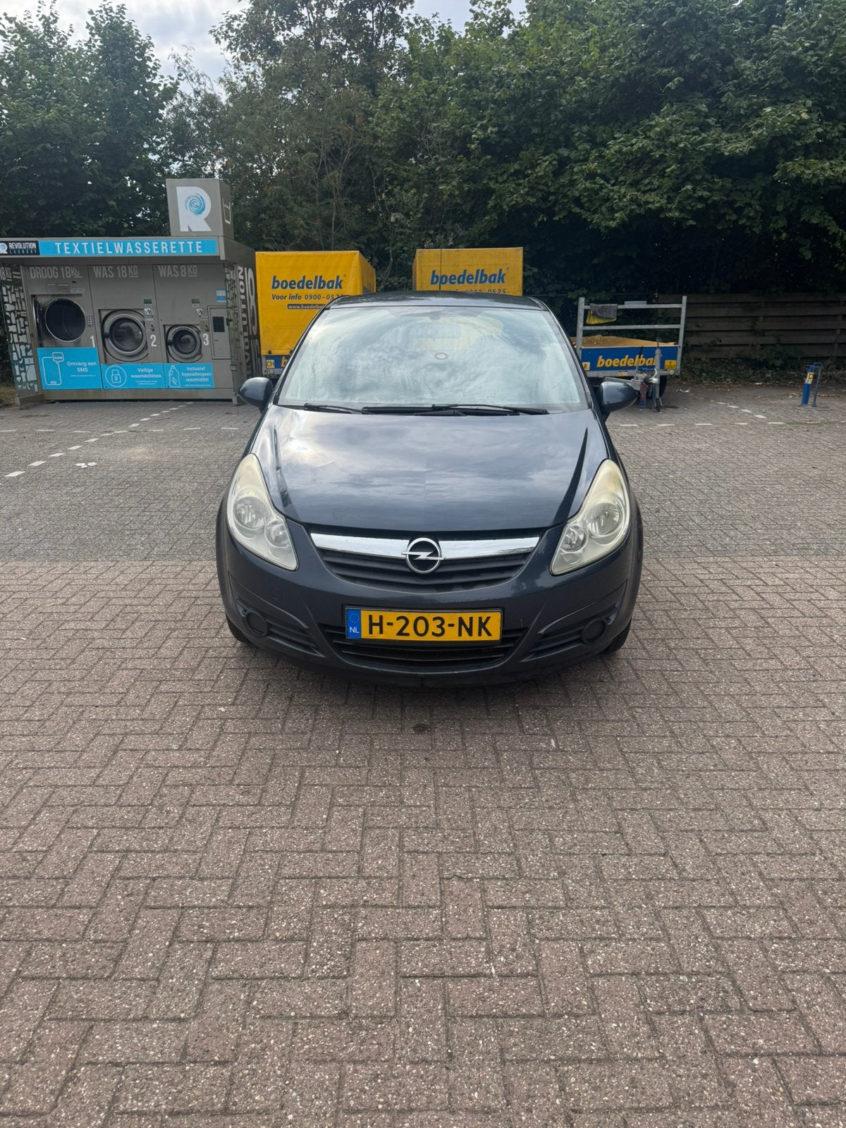 Opel Corsa 1.2 16V 3D 2010 Blauw, Voorwielaandrijving, 450 kg, 40 €/maand, Blauw
