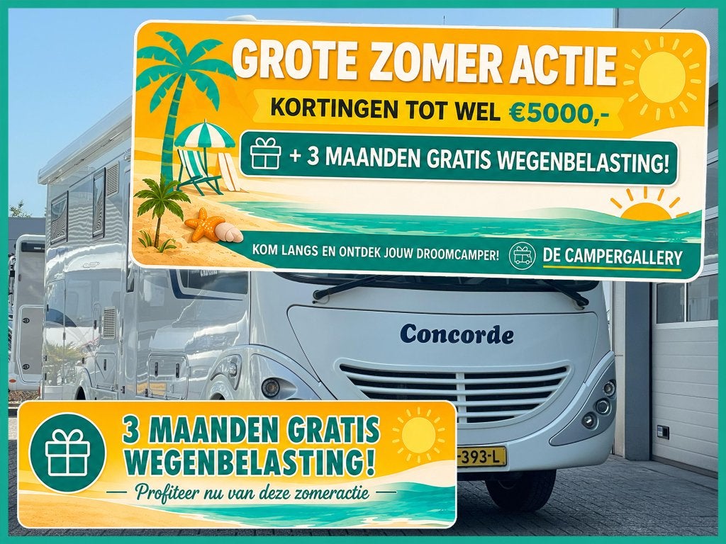 Concorde Charisma 840F IVECO AUTOMAAT LEVELSYSTEEM BEIGE INT, Automaat, Concorde, Bedrijf, Diesel
