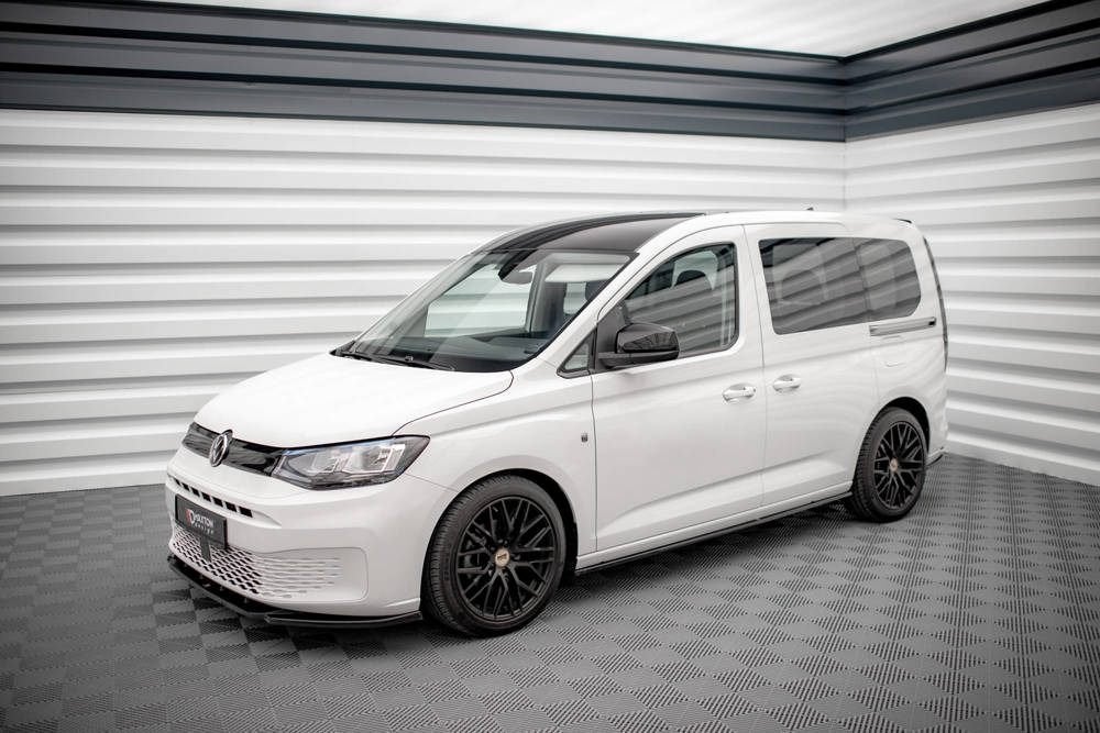 Voorlip sideskirt diffuser spoiler - Volkswagen Caddy 20+, Ophalen of Verzenden