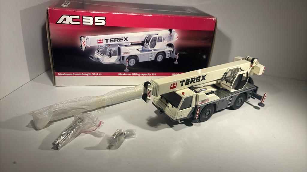 Hijskraan terex ac35 nzg 1.50, NZG, Ophalen of Verzenden, Hijskraan, Tractor of Landbouw, A
