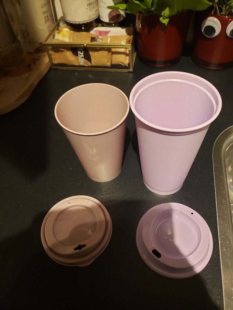Beker met deksel, Ophalen, Overige materialen, Overige typen, Zo goed als nieuw