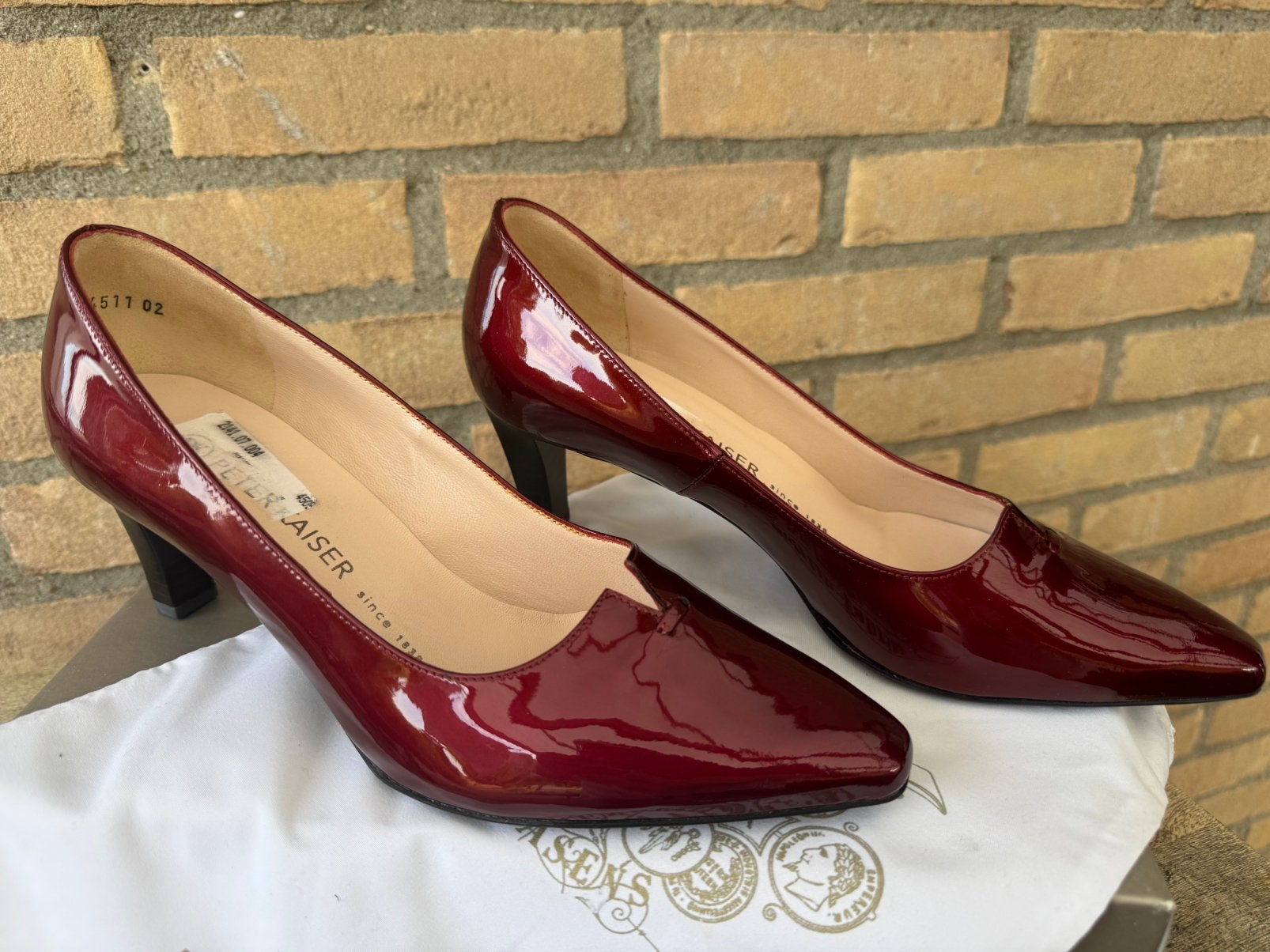 Peter Kaiser pumps, Kleding | Dames, Schoenen, Pumps, Ophalen of Verzenden, Zo goed als nieuw, Rood