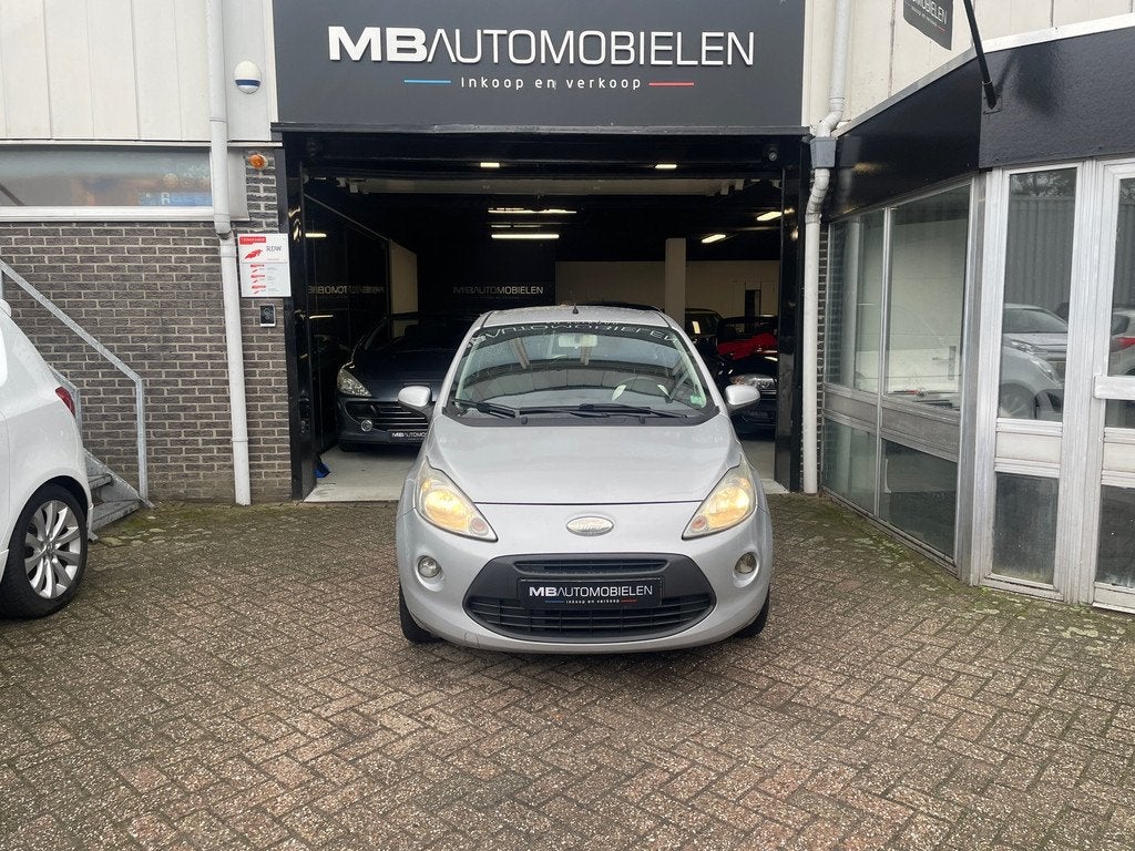 Ford Ka 1.2 Titanium/Zilver/Airco/Nap/Sport Uivoering/1 JR A, Auto's, Voorwielaandrijving, Gebruikt, 1242 cc, 4 cilinders