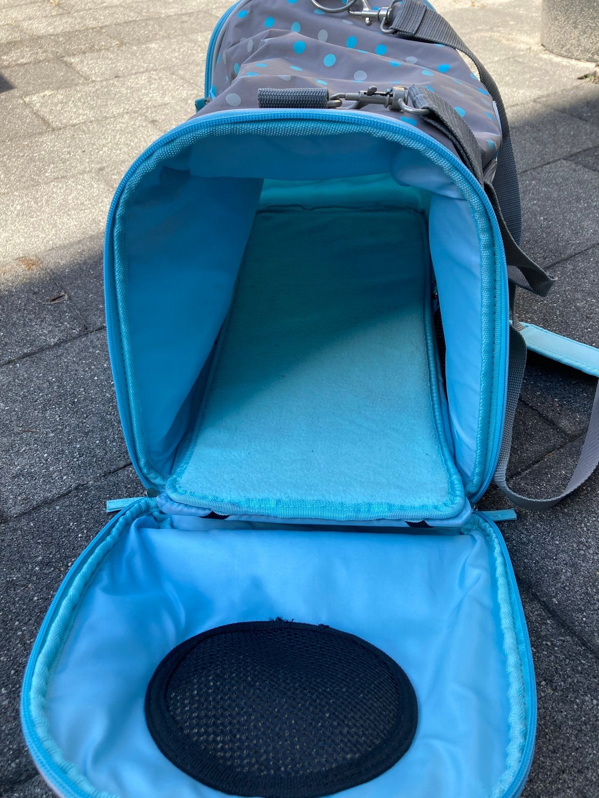 Honden vervoertas kleine hond 39 cm lang, 27 cm breed., Ophalen, Zo goed als nieuw