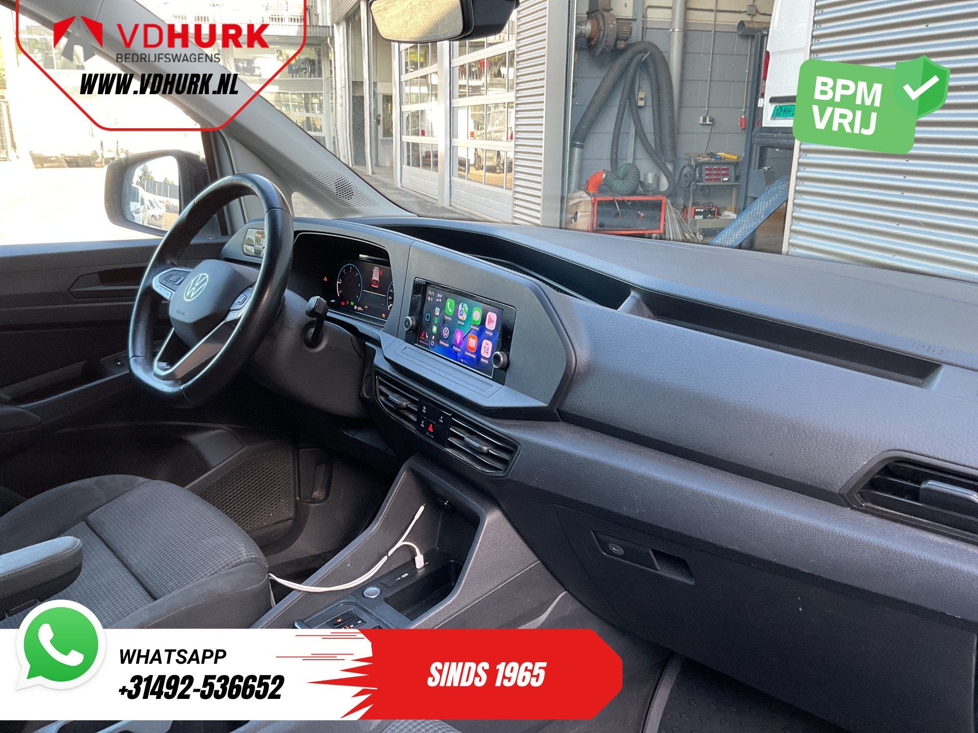 Volkswagen Caddy Cargo 2.0 TDI DSG 125 pk Aut. LED/ Virtual, Stof, Gebruikt, 4 cilinders, Volkswagen
