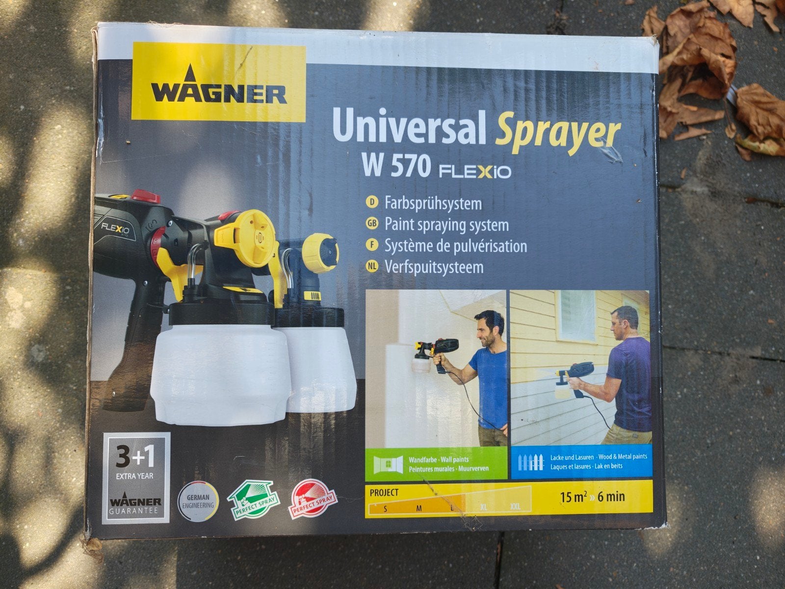 Wagner Universal Sprayer W 570 FLEXiO Verfspuitsysteem, Ophalen of Verzenden, Nieuw, Verfspuit of Verfpomp
