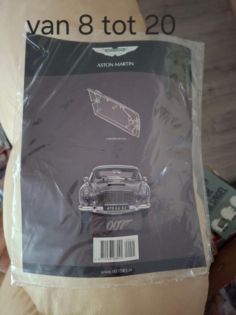 James Bond DB5 007 Goldfinger Modelbouw Deel 41, 1:50 of kleiner, Auto, Nieuw, Ophalen