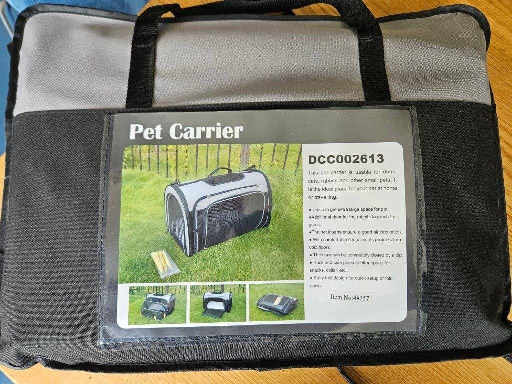 Transporttas kat, kleine hond, konijn of cavia opvouwbaar, Ophalen of Verzenden, Nieuw