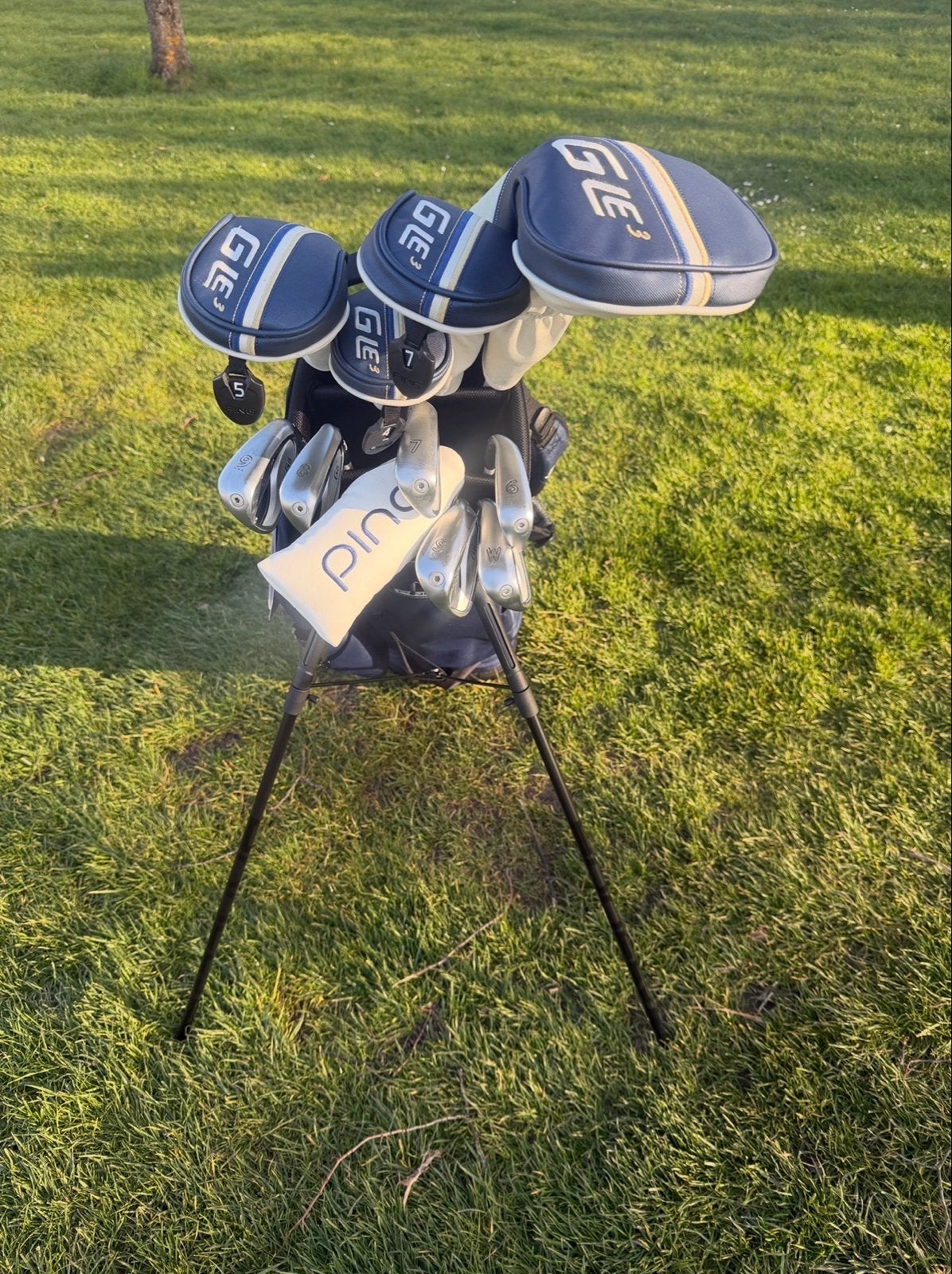 Complete Ping GLE3 Dames Golfset, Sport en Fitness, Golf, Ophalen of Verzenden, Zo goed als nieuw, Set, Ping
