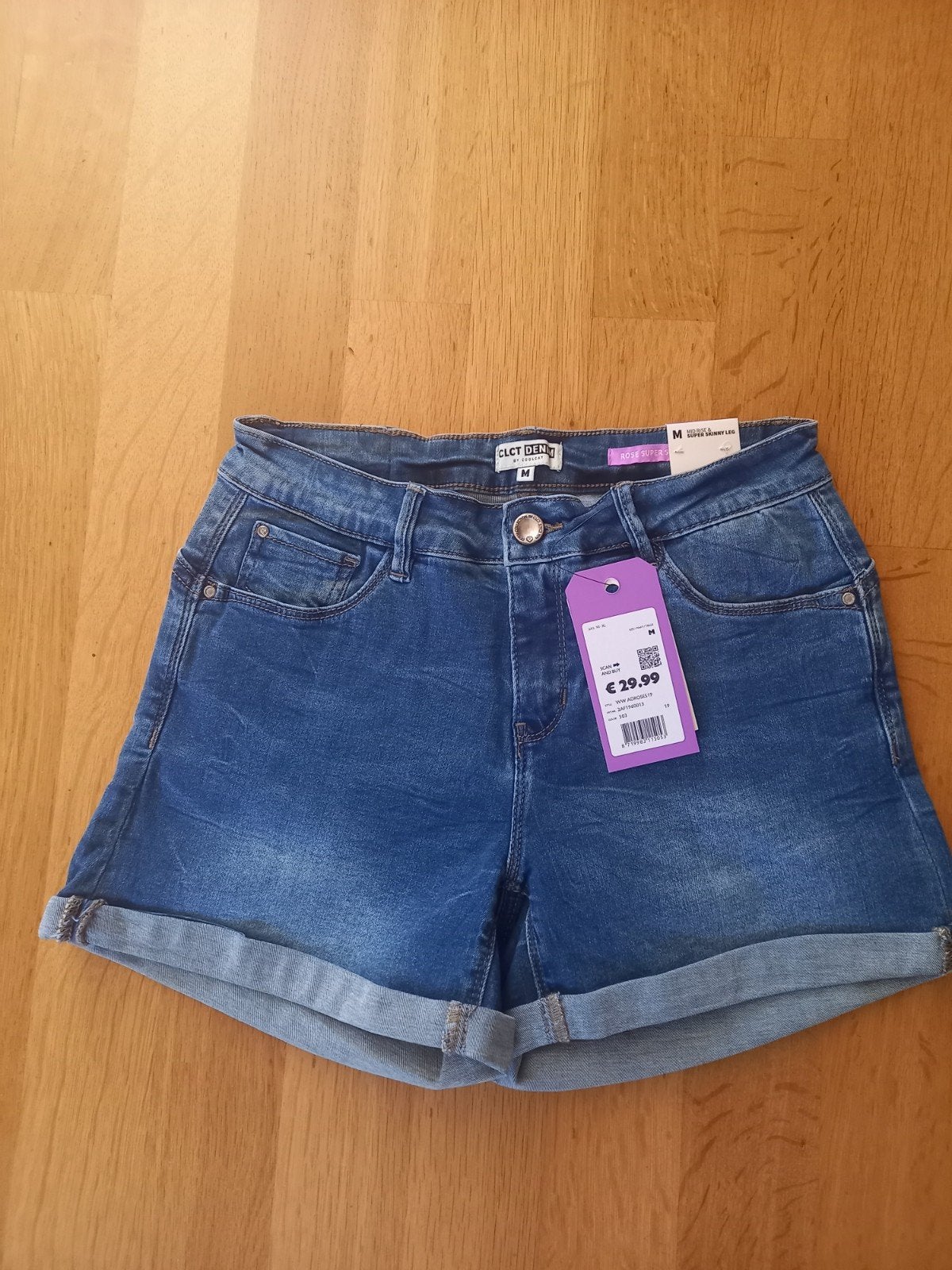 coolcat korte broek maat M, Kleding | Dames, Broeken en Pantalons, Maat 38/40 (M), Kort, Blauw, Nieuw