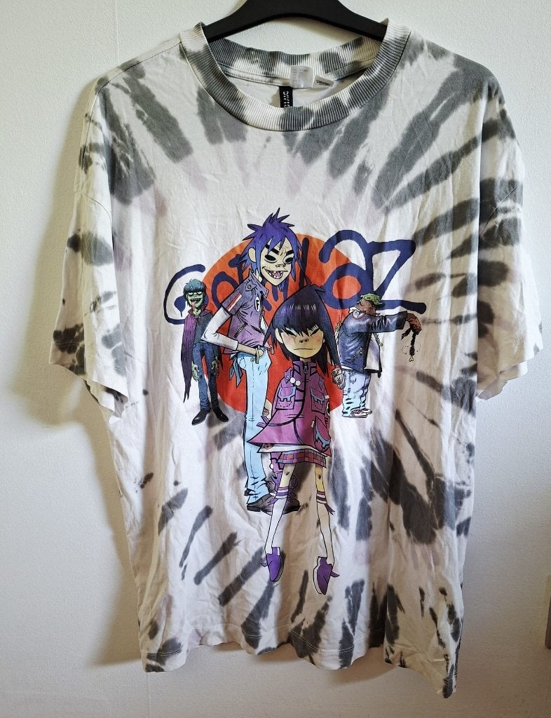 Gorillaz Vintage T-shirts Maat S, Ophalen of Verzenden, Gedragen, Maat 46 (S) of kleiner, Meerkleurig