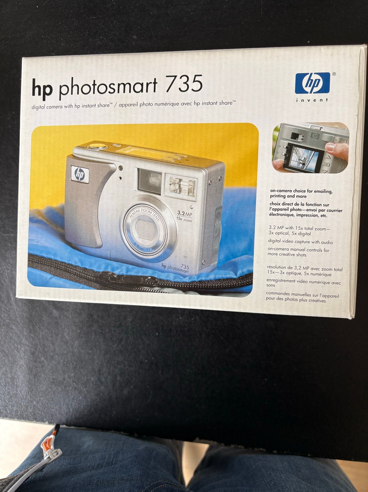 HP Photosmart 735 Digitale Camera - Retro met 15x Zoom, Audio, Tv en Foto, Fotocamera's Digitaal, Gebruikt, Compact, Ophalen of Verzenden