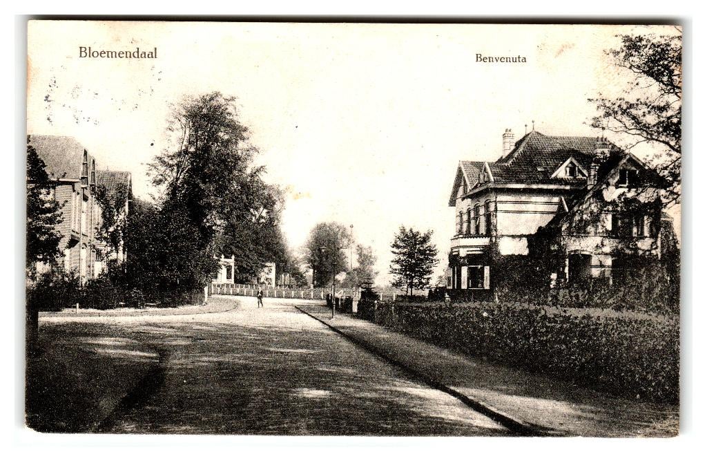 Bloemendaal, Benvenuta, Verzamelen, Ansichtkaarten | Nederland, Gelopen, Noord-Holland, Voor 1920, Verzenden