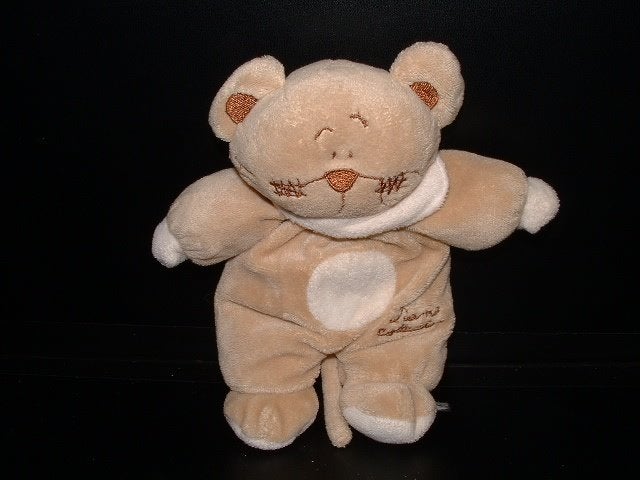 TIAMO MUIS MANDY KLEIN VELOURS BEIGE MET WIT BUIKJE, Ophalen of Verzenden, Nieuw, Overige typen