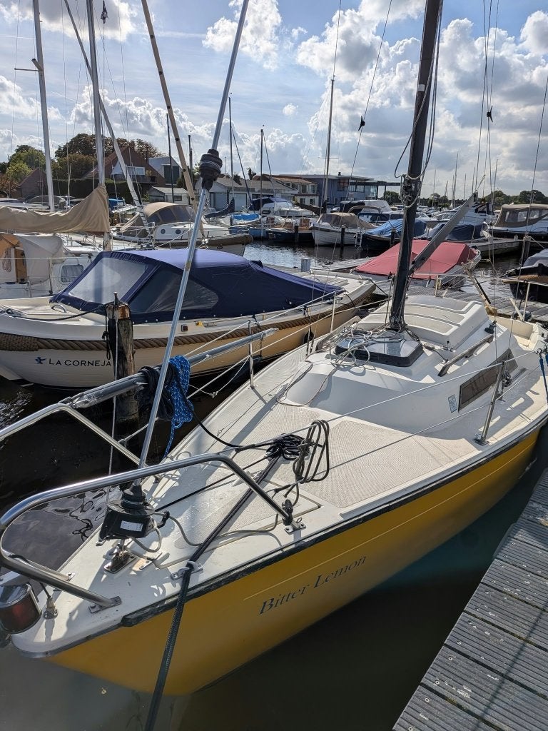 Zeiljacht met kajuit: de 'Bitter Lemon', Ophalen, Overige merken, Gebruikt, 1.00 - 1.50 meter