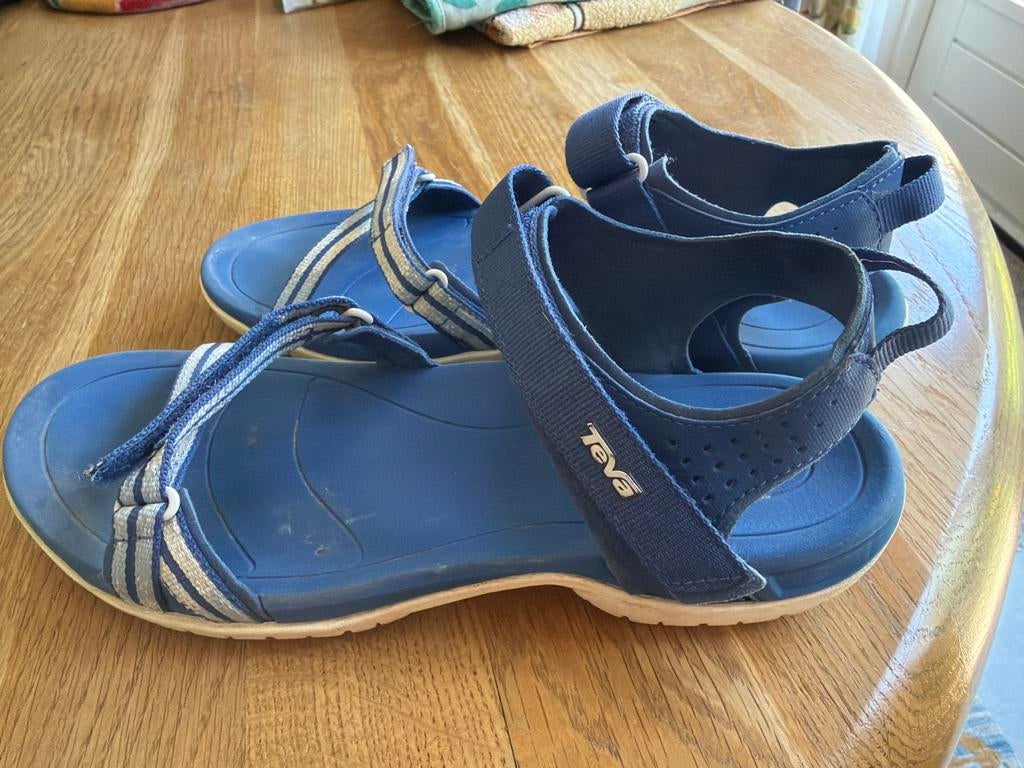 Teva sandalen - Blauw - Maat 40, Sandalen of Muiltjes, Gedragen, Verzenden, Blauw