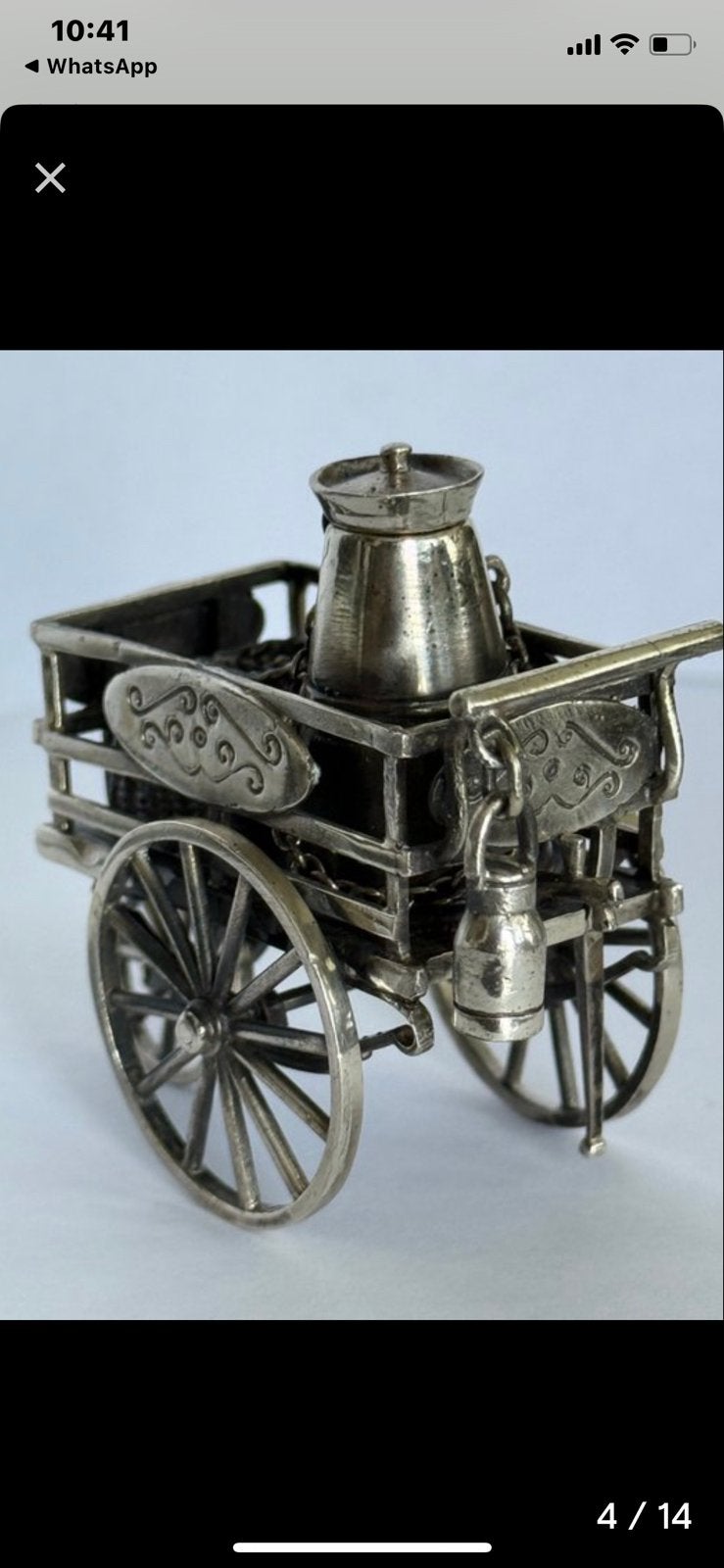 Melkkar, Ophalen of Verzenden, Zilver