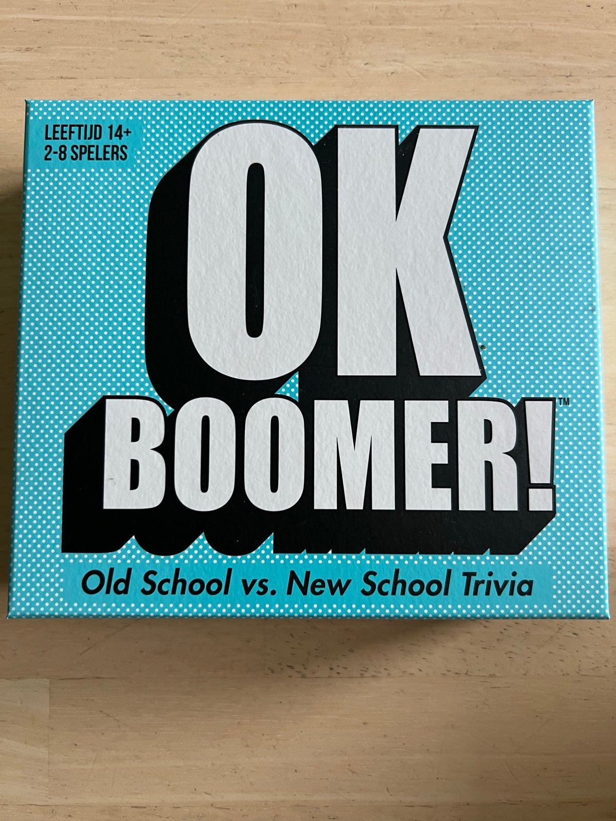 OK Boomer! Old School vs. New School Trivia Spel, Drie of vier spelers, Ophalen of Verzenden, Nieuw