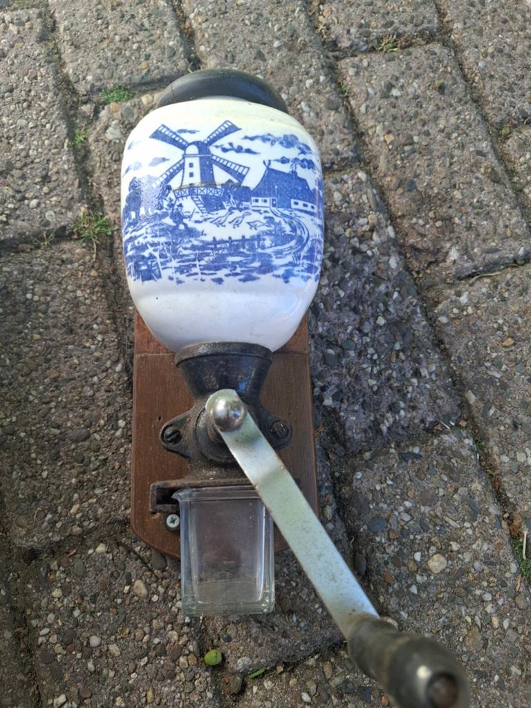 Delfs Blauw Hangende Koffiemolen, Ophalen of Verzenden
