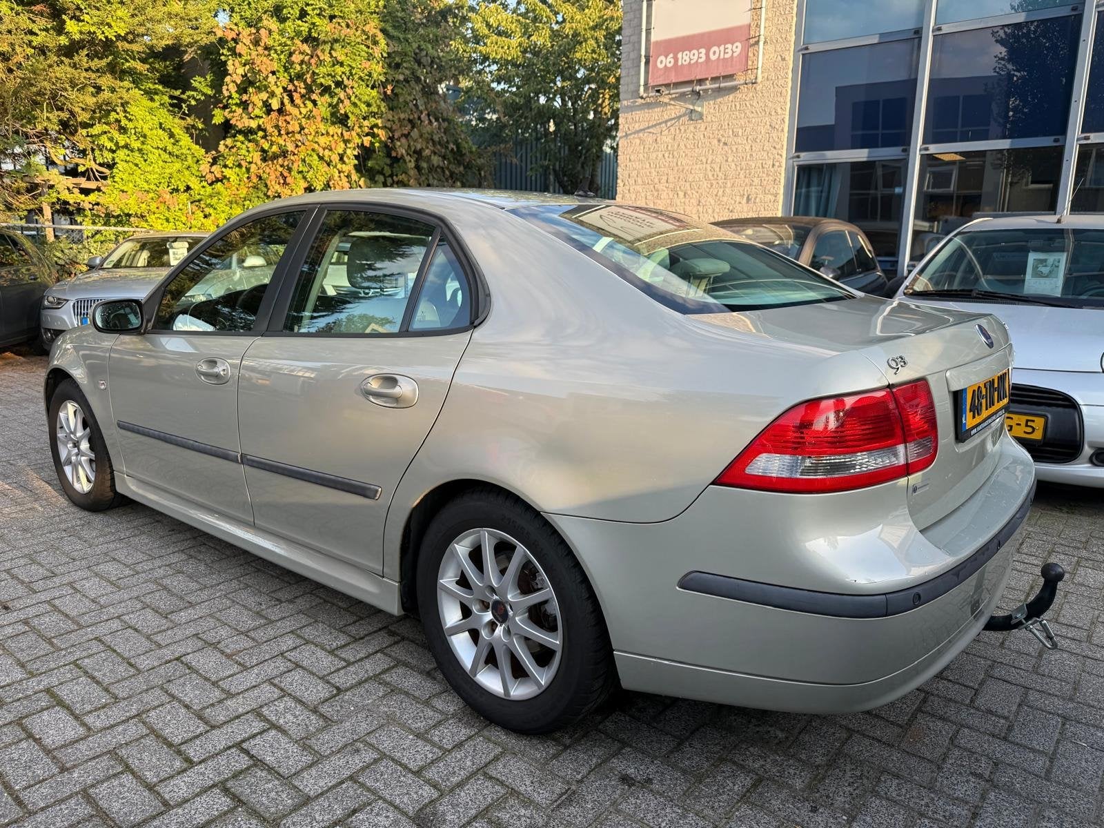 Saab 9-3 Sport Sedan 1.8t Business Trekhaak, Clima, APK 10/2, Auto's, Gebruikt, 4 cilinders, 150 pk, Leder en Stof