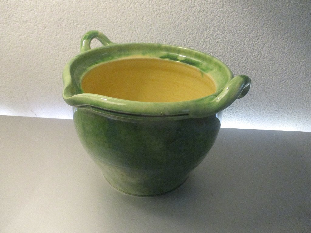 Plateel Bakkerij Zuid Holland / Gouda Holland  kom met oren, Antiek en Kunst, Ophalen of Verzenden