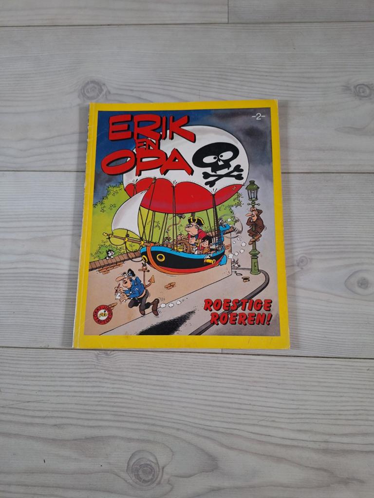 Stripboek Erik en Opa Roestige Roeren, Boeken, Stripboeken, Eén stripboek, Ophalen of Verzenden, Gelezen