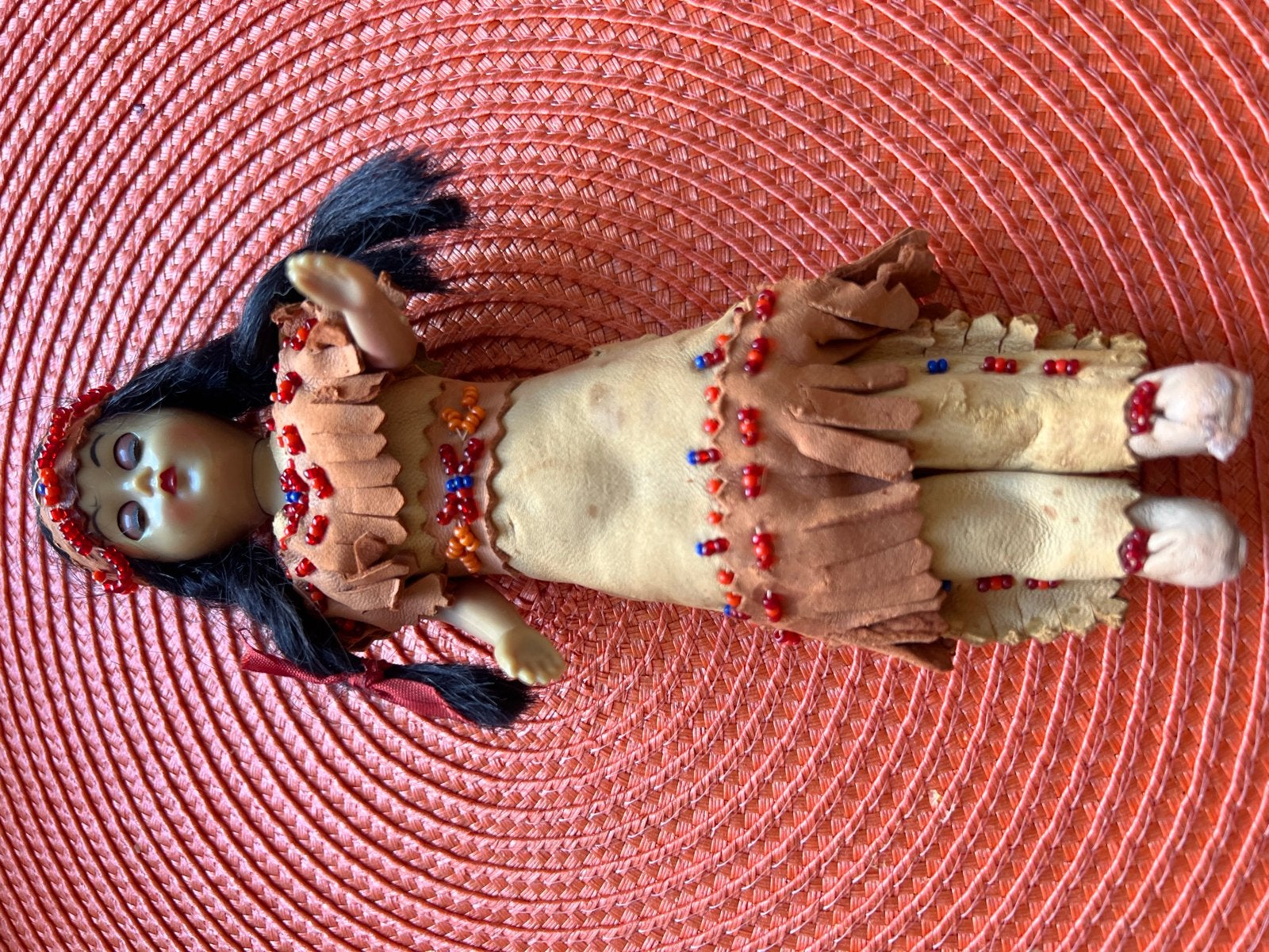 Vintage Carlson Dolls Indiaan Pop 60s/70s - 7.5", Verzamelen, Ophalen of Verzenden, Gebruikt, Pop
