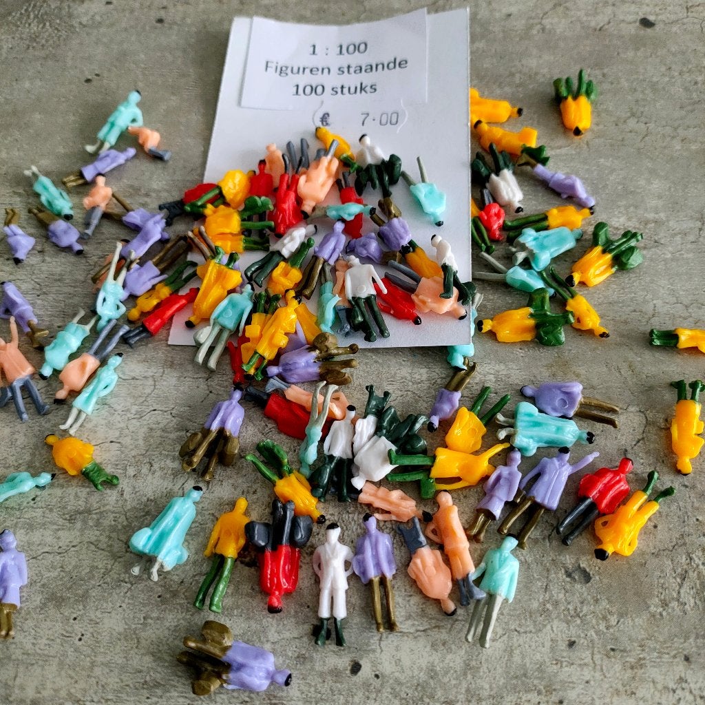 modeltrein Figuren staande 1 : 100, Overige merken, Gelijkstroom, Natuur, Nieuw