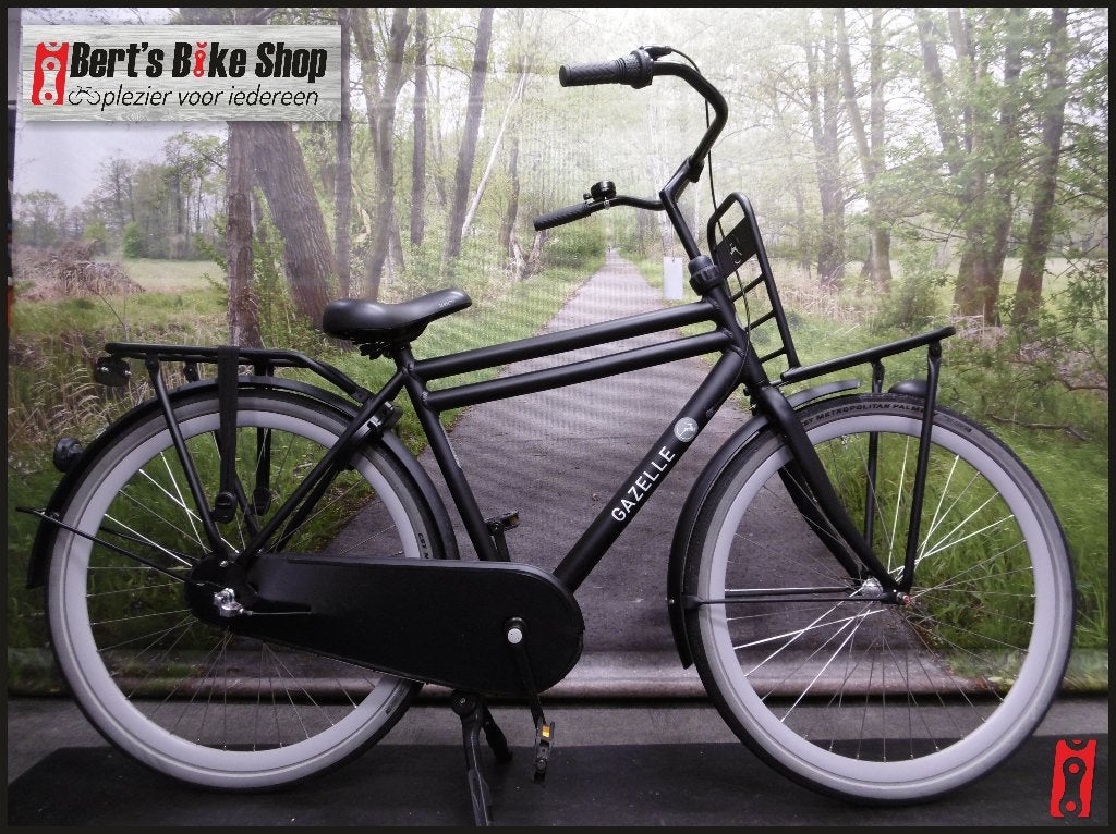 Stoere Gazelle Transportfiets: Puur NL heren 54cm, 3 versn., Ophalen, Gebruikt, Versnellingen, Gazelle