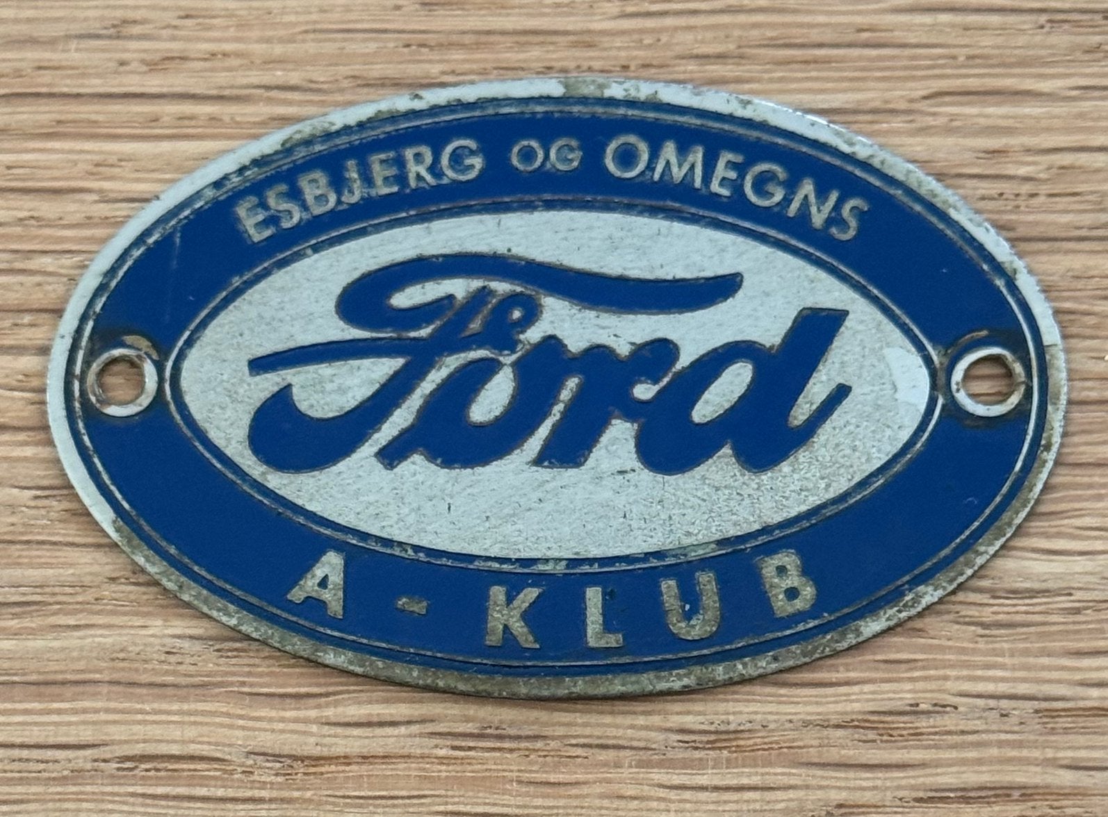 Oud metalen FORD embleem, Auto diversen, Ophalen of Verzenden, Gebruikt