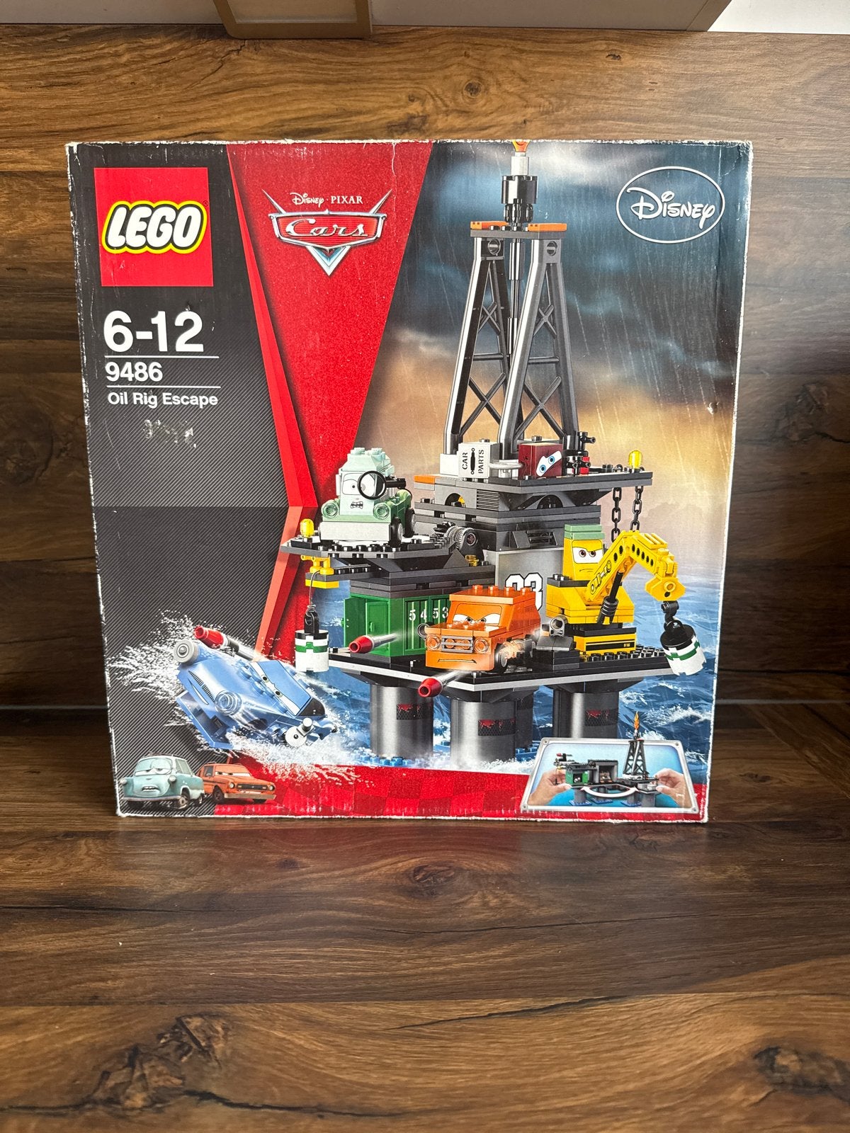 Lego 9486 Cars Oil Rig Escape - Nieuw in beschadigde doos, Overige thema's, Lego, Nieuw, Ophalen of Verzenden
