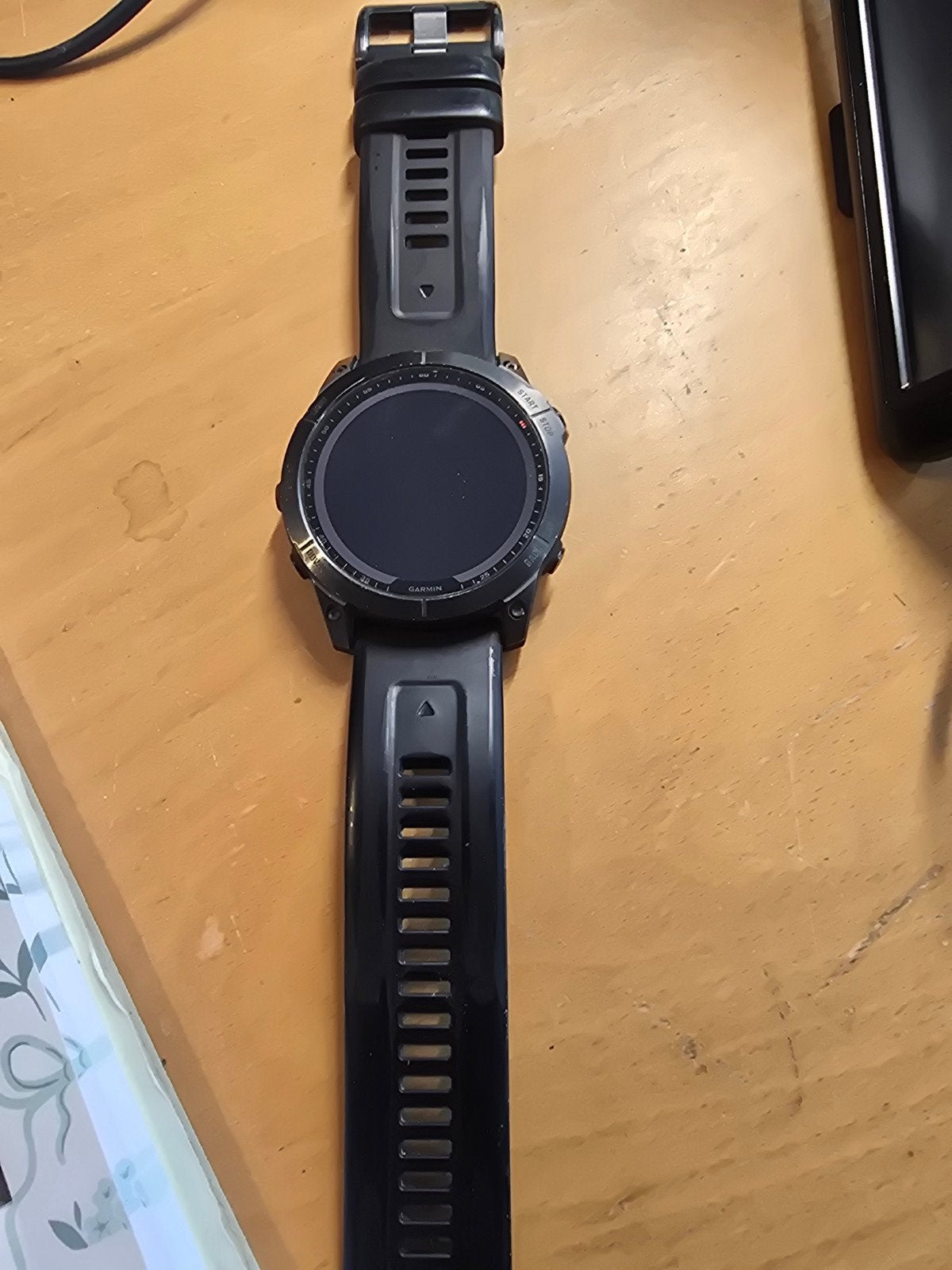 Garmin Fenix 7X Solar Smartwatch - Zo goed als nieuw, Sieraden, Tassen en Uiterlijk, Sporthorloges, Conditie, Zwart, Garmin, Ophalen of Verzenden