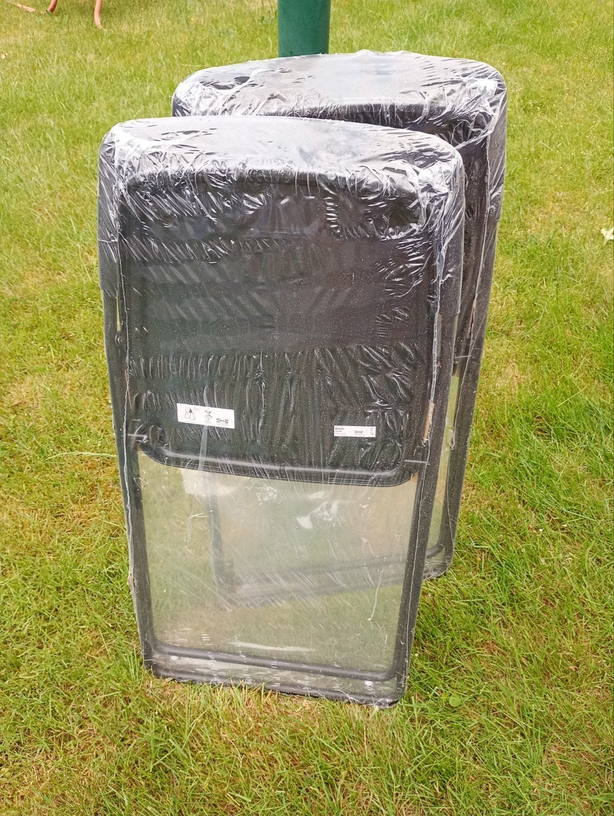 Vier Ikea Nisse klapstoelen, Ophalen of Verzenden, Wit, Vier