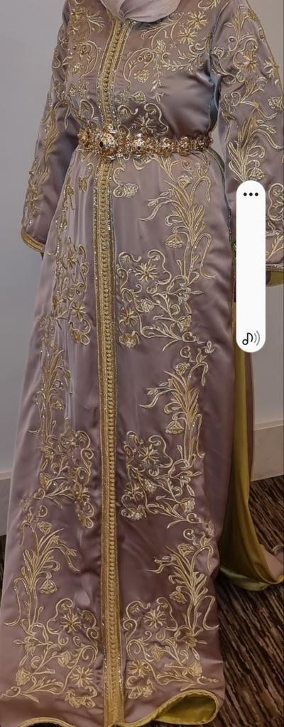 Marokkanse kaftans, Ophalen of Verzenden, Zo goed als nieuw, Blauw, Onder de knie