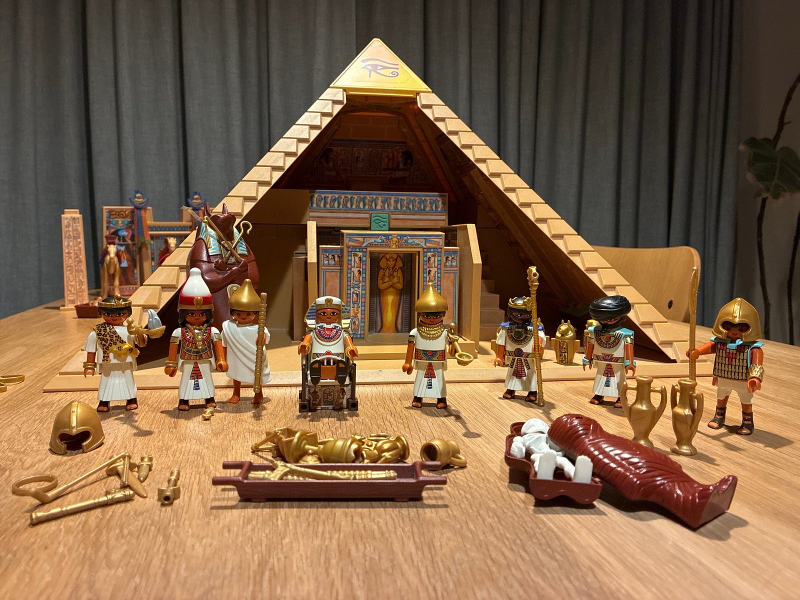 Playmobil Egyptische Piramide, Sfinx en Poort Set, Gebouw, Complete set, Zo goed als nieuw, Historisch
