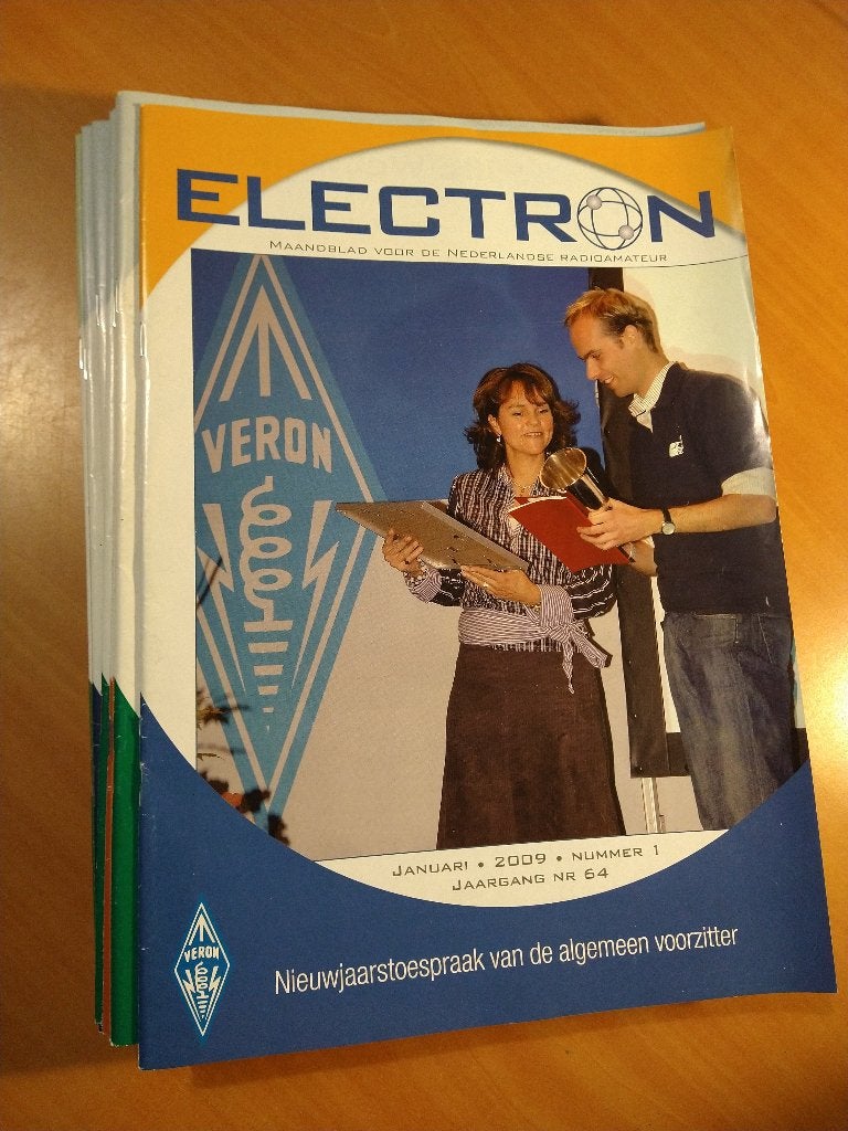 Electron. Maandblad voor de Nederlandse Radioamateur. 2009., Ophalen of Verzenden, Zo goed als nieuw