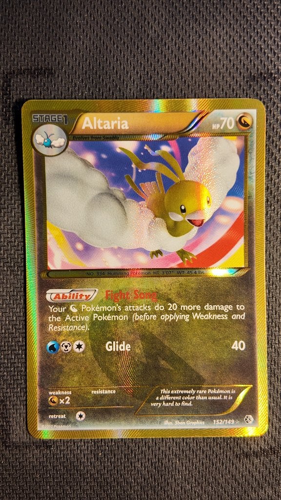 Altaria 152 Boundaries Crossed | Pokemon kaart, Ophalen, Zo goed als nieuw, Losse kaart, Foil