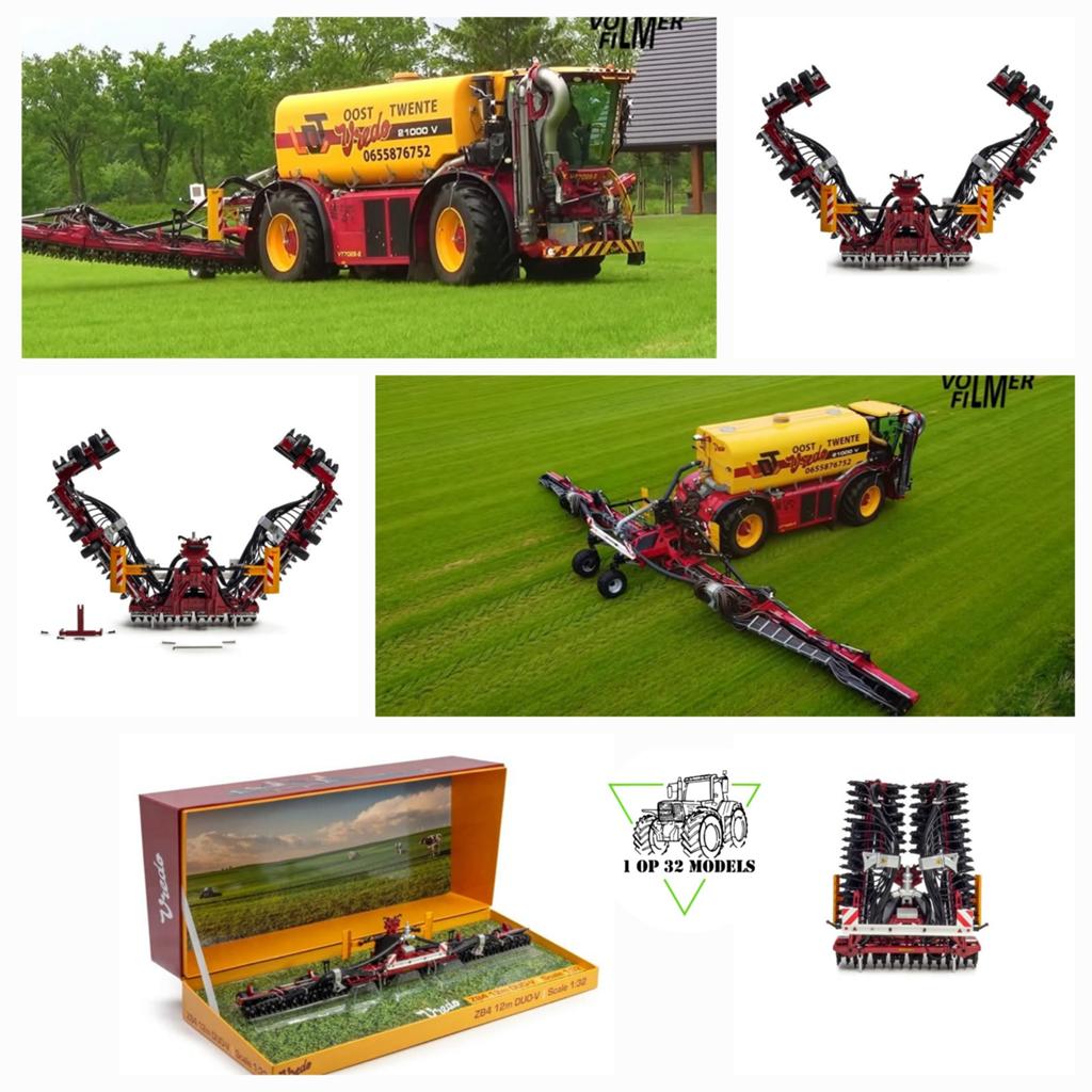 Vredo ZB4 Contractor 12 meter Duo-V grasland bemester, Overige merken, ., Tractor of Landbouw, Nieuw
