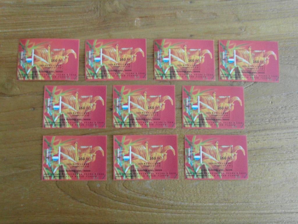 1604 10 Velletjes Roggelelies1994 Postfris, Ophalen of Verzenden, Na 1940, Postfris